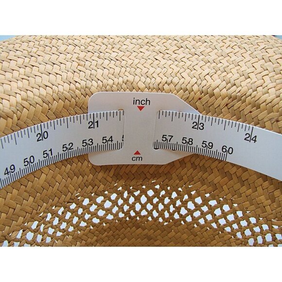 Amsco Logo Banded Straw Hat The Difference is You Fly Away Sun Beach Rockabilly - Picture 6 of 10